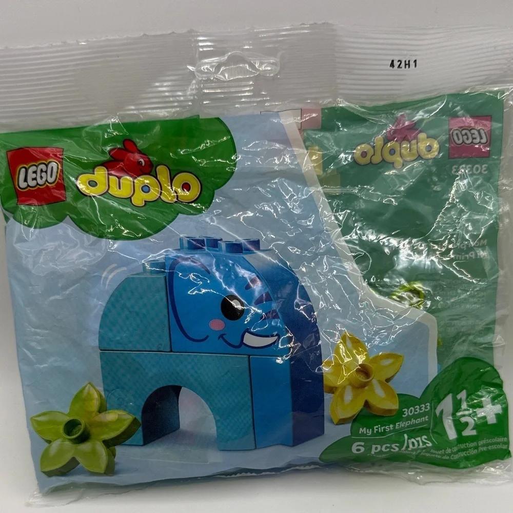 LEGO DUPLO Blue My First Elephant Building Set Building Toy 30333